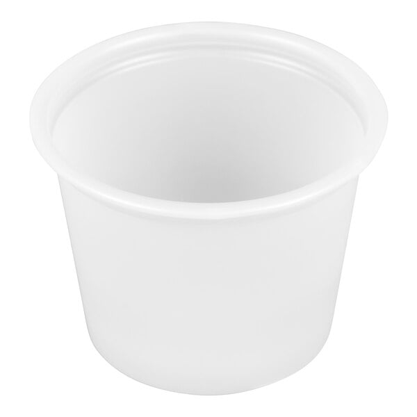 Solo P100N 1 oz. Translucent Polystyrene Souffle / Portion Cup - 2,500/Case