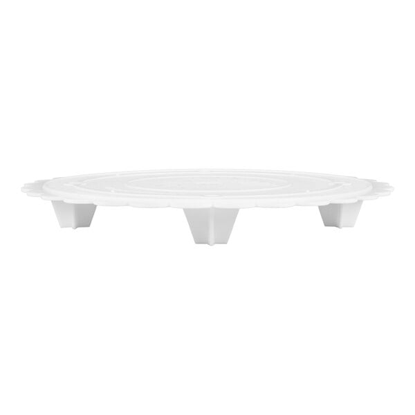 Wilton 191005597 Decorator Preferred 6" Round Scalloped Edge Cake Separator Plate