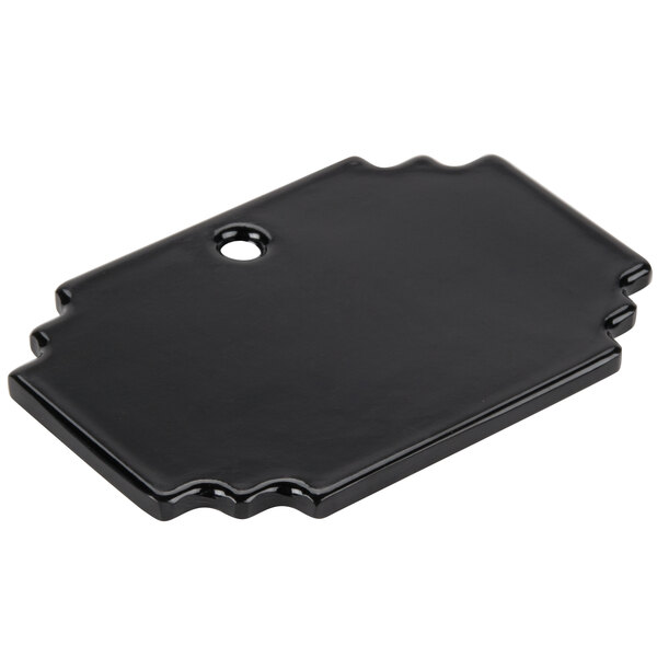 A black rectangular Cal-Mil write-on menu card.