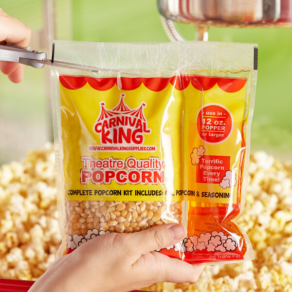 Carnival King AllInOne Popcorn Kit for 12 oz. to 14 oz. Popper 24/Case