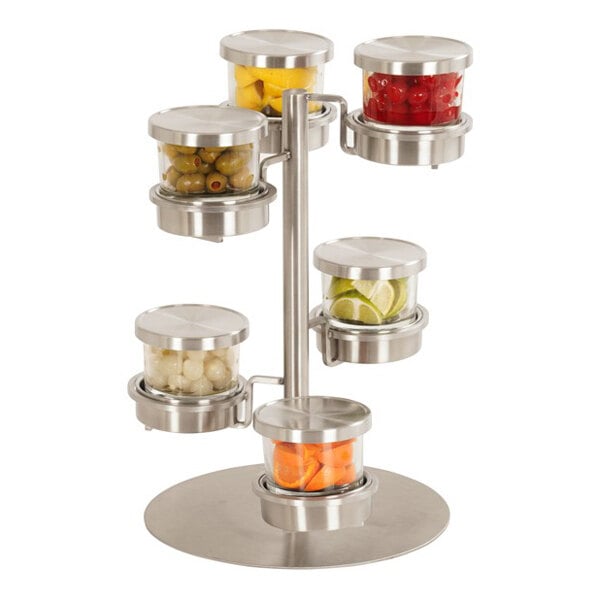 An 18-inch by 30-inch stainless steel underbar ice bin with bottle holders designed for commercial use.