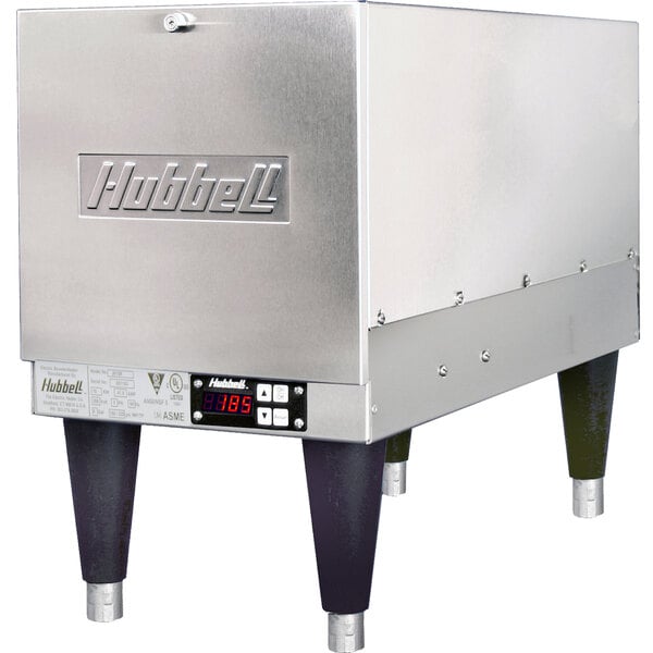 A stainless steel Hubbell compact booster heater.