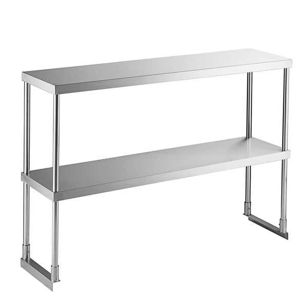 Regency Stainless Steel Double Deck Overshelf - 12