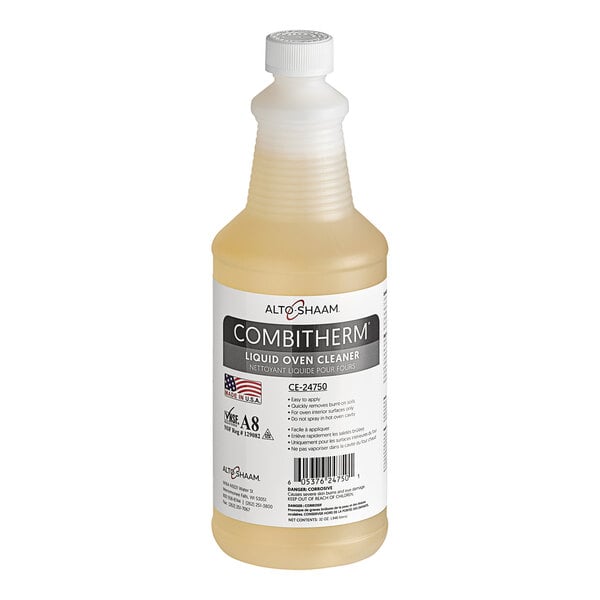 A case of Alto-Shaam liquid cleaner bottles.