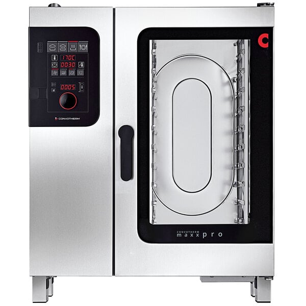 Convotherm C4ED20.10GB Natural Gas Half Size Roll-In Combi Oven with easyDial Controls - 238,500 BTU