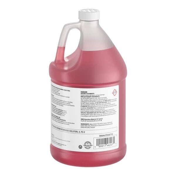 Advantage Chemicals 1 gallon / 128 oz. Concentrated Liquid Dish Washing Machine Detergent - 4/Case