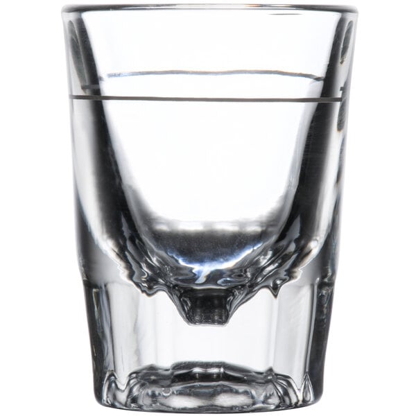 Line Case of 12 2 oz. Libbey 5126 Fluted Shot Glass with 1 oz 
