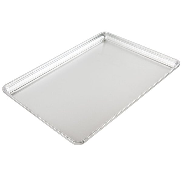 A Chicago Metallic aluminum sheet pan with a rim.