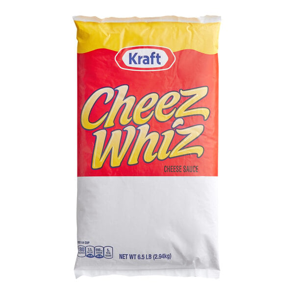 Kraft CHEEZ WHIZ Cheese Sauce Pouch 6.5 lb.