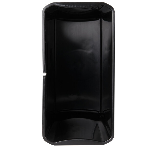 A black plastic container for a Rubbermaid Slim Jim trash can.