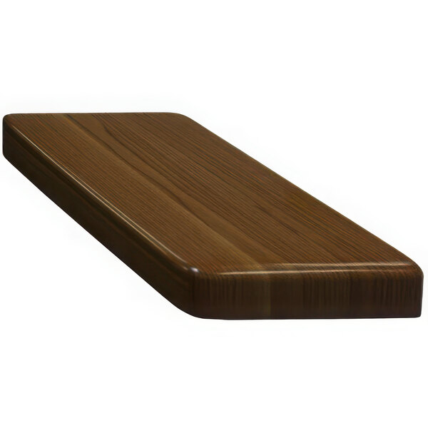 A rectangular American & Seating table top in walnut.