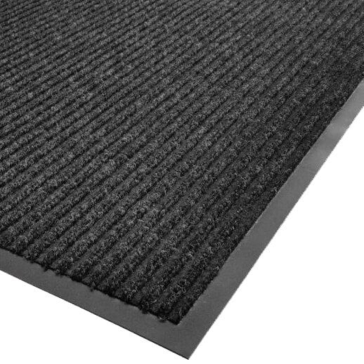 Skid-Resistant Heavy-Duty Carpet Runner - Charcoal Black - 4' x 10