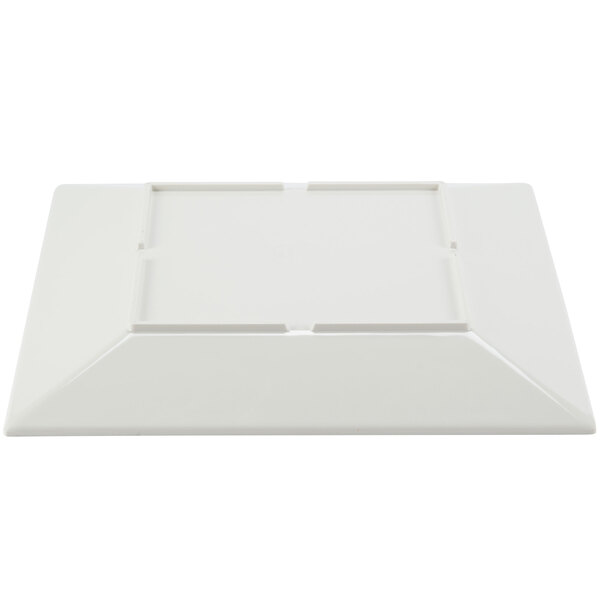 A white rectangular object with a black border.