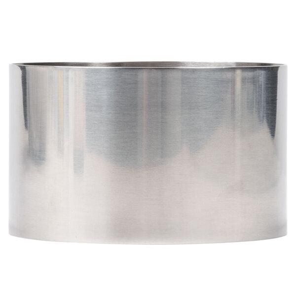 Ateco 4953 3 1/2" x 2" Stainless Steel Round Cake / Food Ring Mold