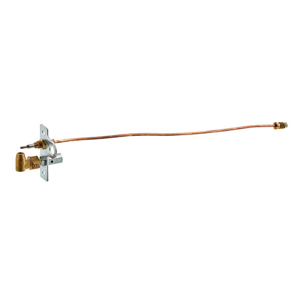 A Cooking Performance Group pilot with a long thin copper wire attached to a metal pipe.