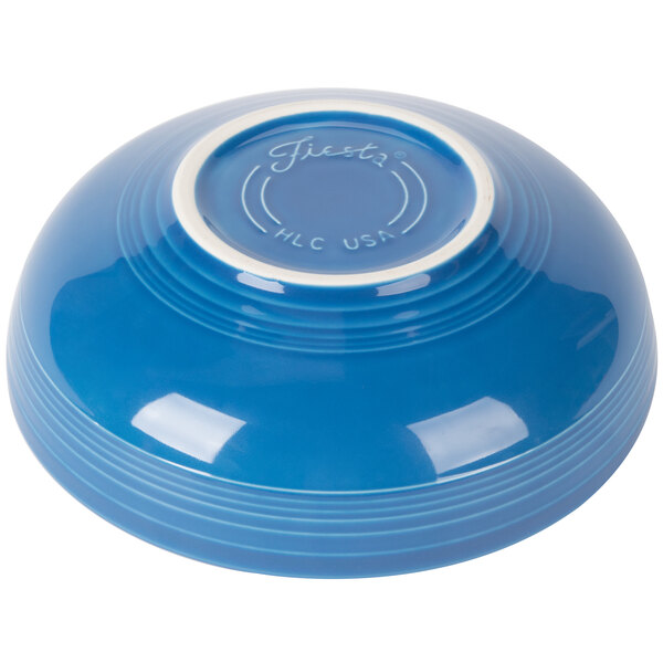 A Fiesta Lapis china bistro bowl with a white rim.