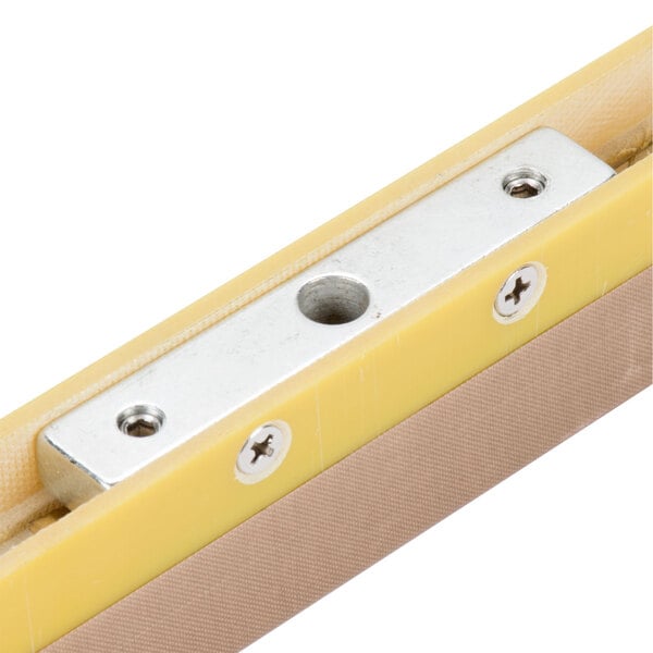 A metal replacement seal bar for a Vacmaster chamber vacuum packaging machine.