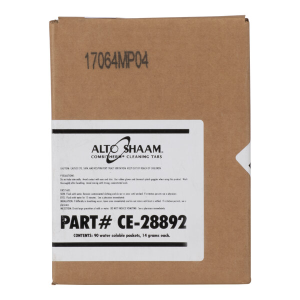 Alto-Shaam CE-28892 14 Gram Cleaning Tabs for Combitherm Ovens   - 90/Case