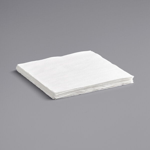 Choice White 2-Ply Dinner Napkin 17 x 15 - 3000/Case