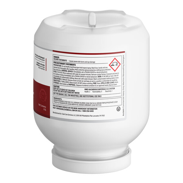 Noble Acclaim 8 lb. / 128 oz. Concentrated Solid Dish Machine Detergent - 4/Case