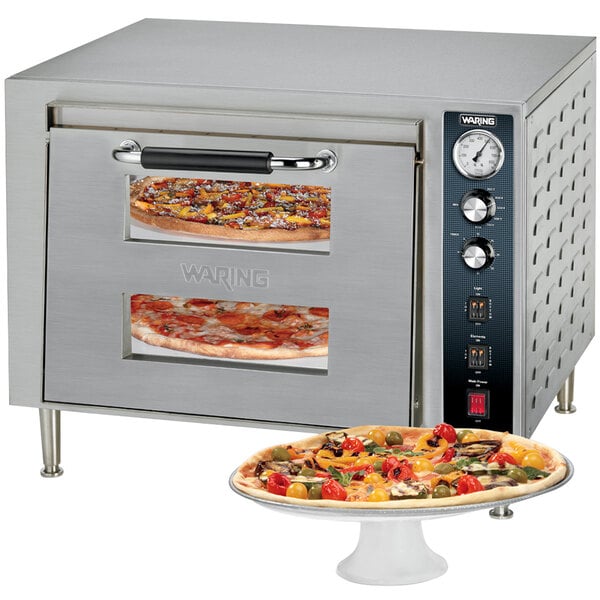 Waring Wpo700 Double Deck Countertop Pizza Oven 240v