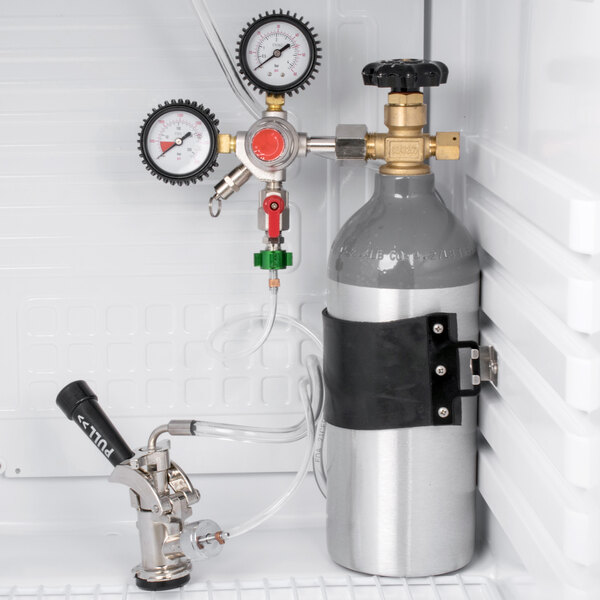 Galaxy Single Tap Kegerator Beer Dispenser Black, (1) 1/2 Keg Capacity