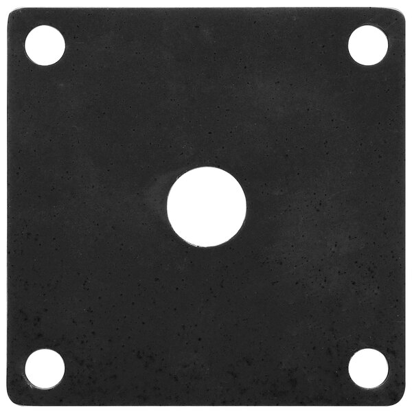 A black square false bottom with holes.