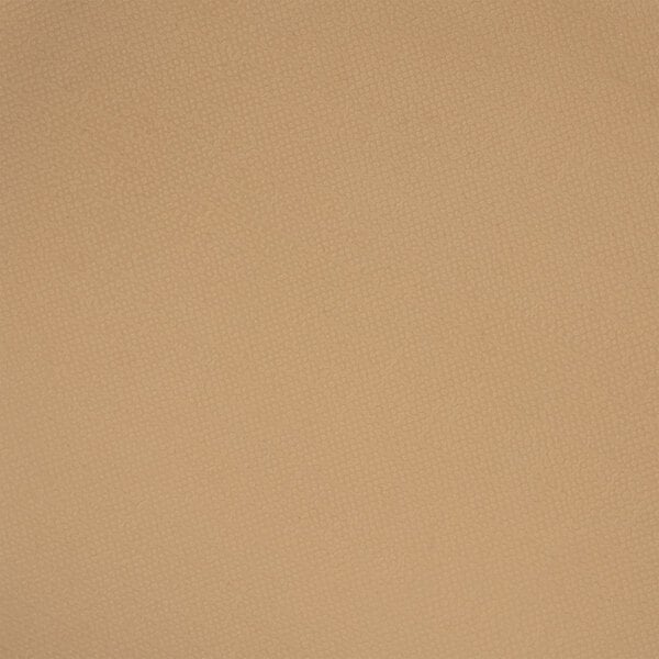 A close-up of a tan colored round paper bowl.