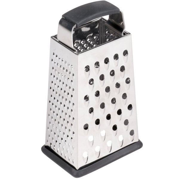 6 6 TableCraft Products SG203BH Stainless Steel 4 Sided Box Grater