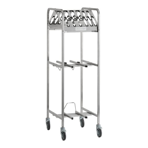 Robot Coupe CL60 2-Speed Workstation Continuous Feed Food Processor with Full Moon Pusher Feed, Bulk Feed & 16 Discs - 208-240V, 3 Phase, 3 hp