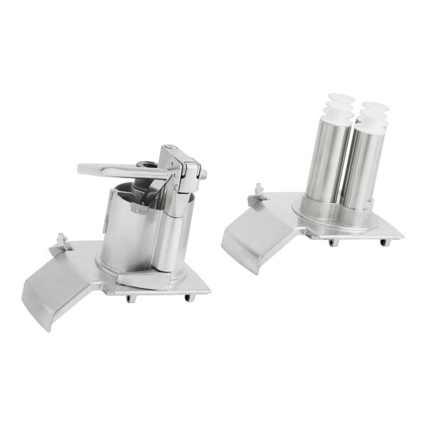 Robot Coupe CL60 2-Speed Workstation Continuous Feed Food Processor with Full Moon Pusher Feed, Bulk Feed & 16 Discs - 208-240V, 3 Phase, 3 hp