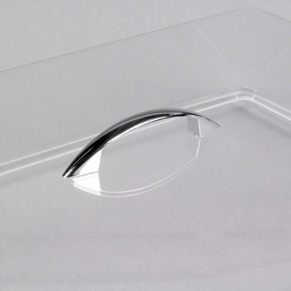 a close-up of a silver object