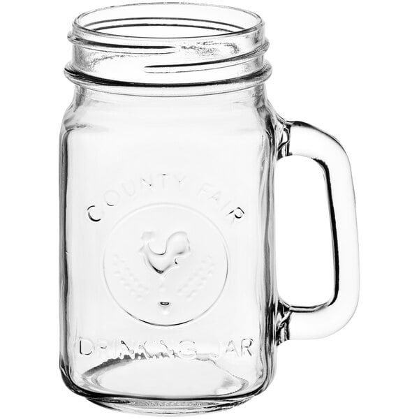 16 Oz Drinking Glass Mason Jars