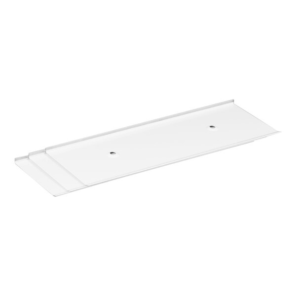 A set of two clear frost shields designed for DD-26L ice cream dipping cabinets.