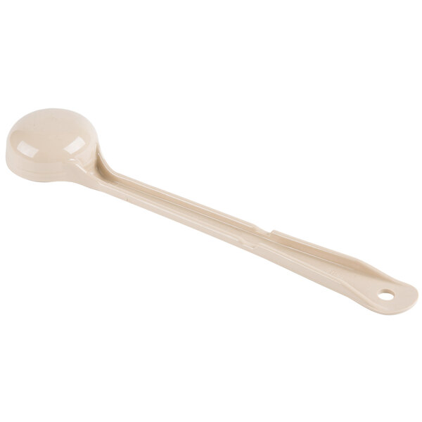 Carlisle 436006 Measure Misers 2 oz. Beige Long Handle Solid Portion ...