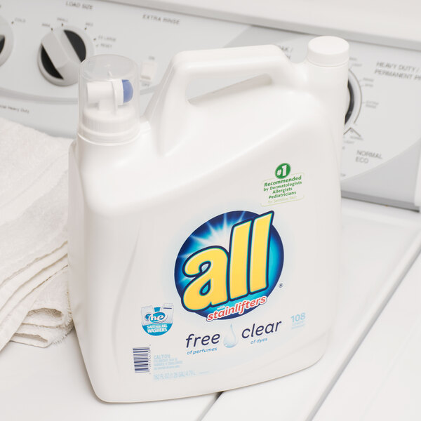 Diversey CB461391 162 oz. All Free Clear High Efficiency Laundry