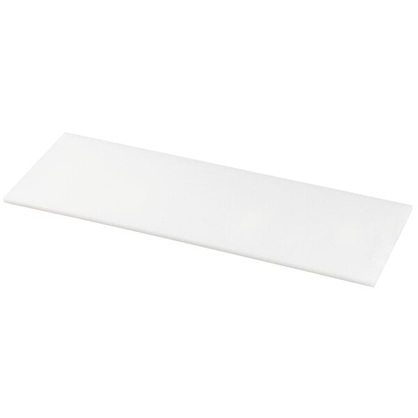 A white rectangular cutting board.