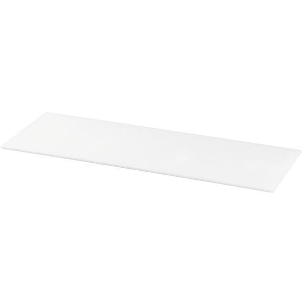 A white rectangular Turbo Air cutting board.