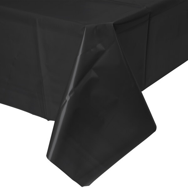 Creative Converting 01290b 54 X 108, Black Table Cover Plastic