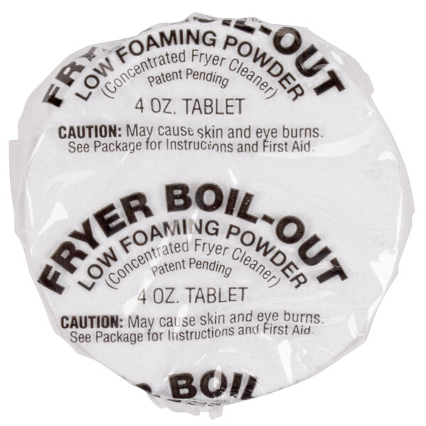 Fryer Puck 401304001 4 oz. Deep Fat Fryer Cleaning Tablet 5/Pack