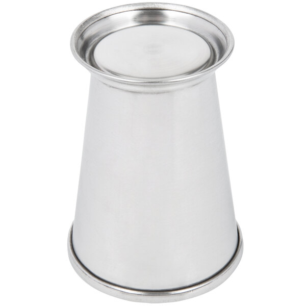 An American Metalcraft brushed stainless steel mint julep cup.