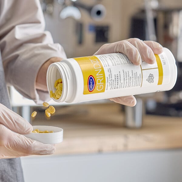 Urnex 17-G01-UX430-12 15.2 oz. Grindz Coffee / Espresso Grinder Cleaner Granules