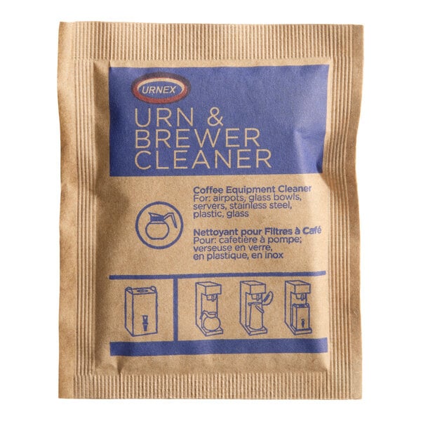 Urnex 11-URN100-1 1 oz. Coffee / Tea Urn and Brewer Cleaning Powder Packet - 100/Case