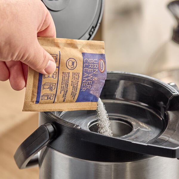 Urnex 11-URN100-1 1 oz. Coffee / Tea Urn and Brewer Cleaning Powder Packet - 100/Case