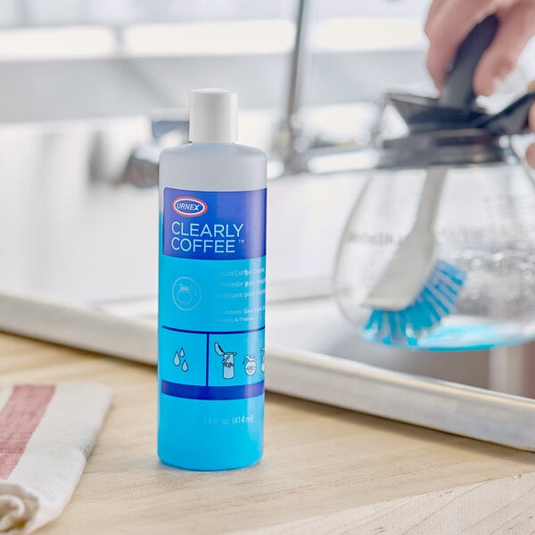 Urnex 13-CLRCF12-12 14 oz. Clearly Coffee Liquid Coffee Pot Cleaner