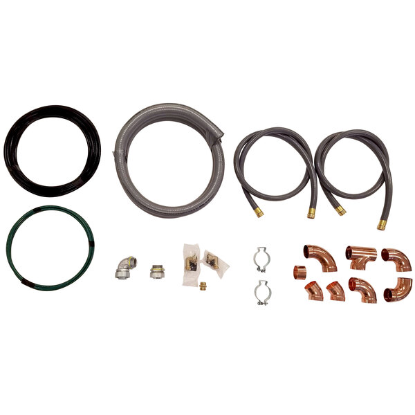 A kit for copper plumbing and fittings for a Rational Electric Combi Oven.