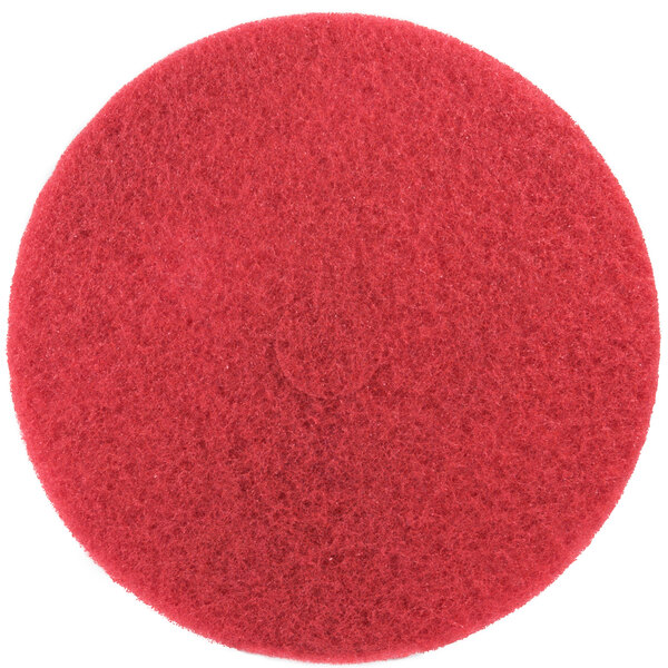 Case of 5 12" Red Buffing Floor Pads 