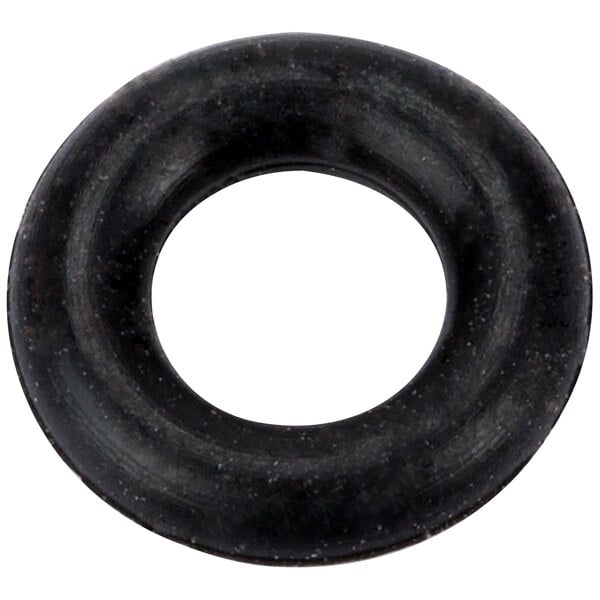 A black rubber o-ring for an Edlund 270 electric can opener.
