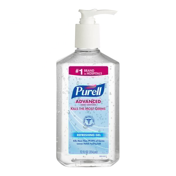 PURELL® 3659-12 Advanced 12 oz. Instant Hand Sanitizer - 12/Case