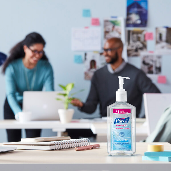 PURELL® 3659-12 Advanced 12 oz. Instant Hand Sanitizer - 12/Case